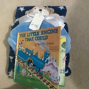 Star baby blanket set w/free book